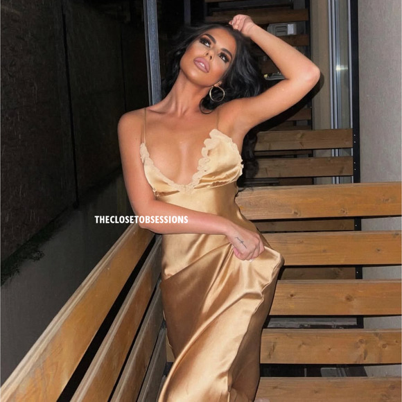 RARE!!! ZARA Satin Effect Slip Dress NWT - Picture 14 of 16